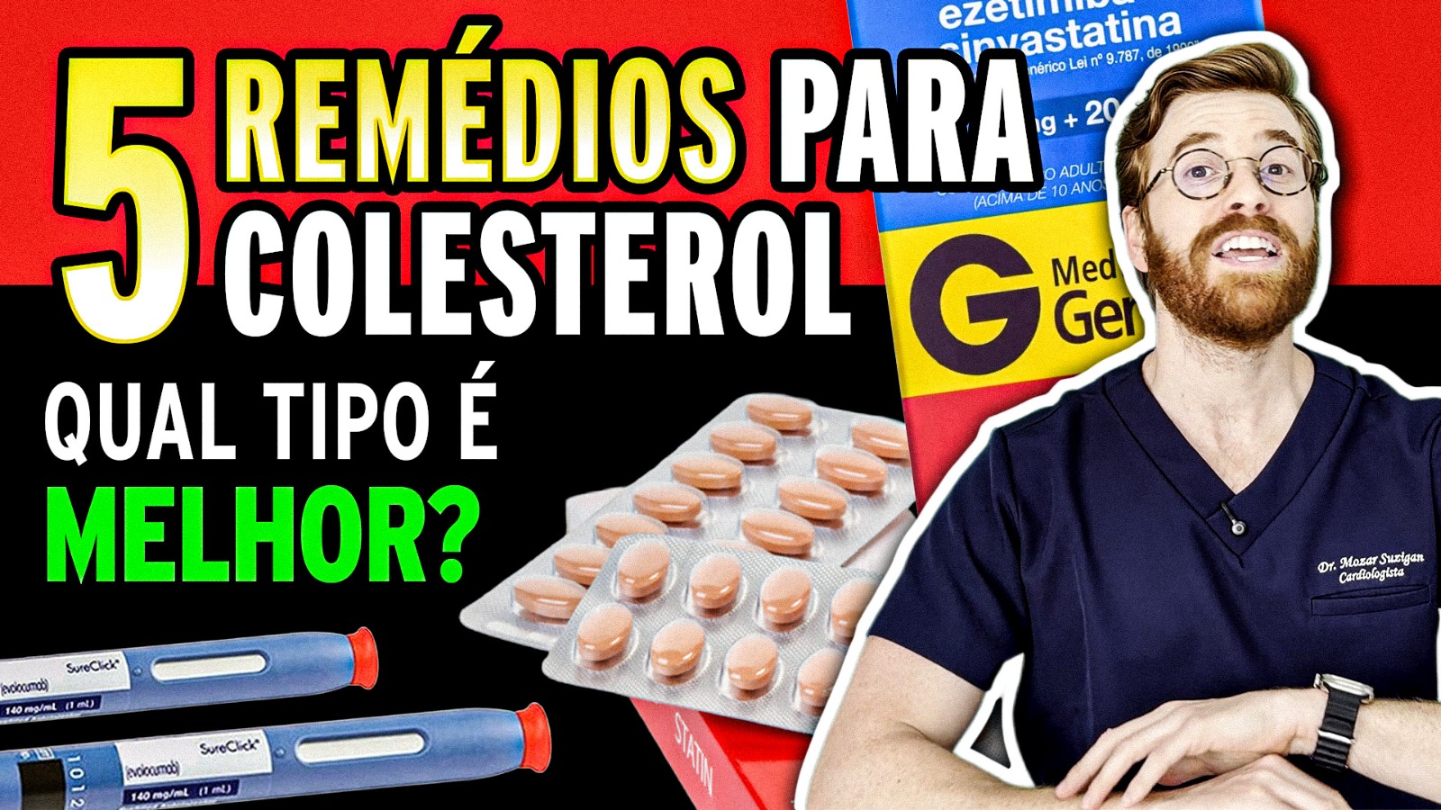 NOVOS REMÉDIOS para ABAIXAR o COLESTEROL Além das ESTATINAS!